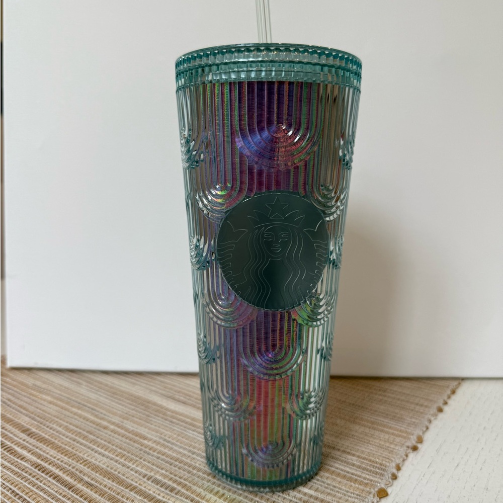 Starbucks Multicolor Textured Tumbler with Straw
